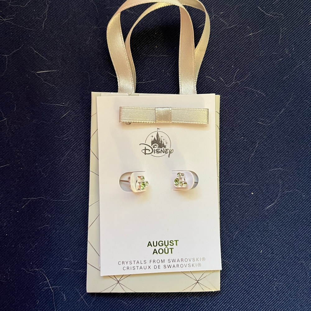 Disney Studs August/Peridot